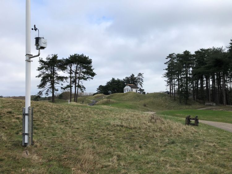 Het nieuwe weerstation