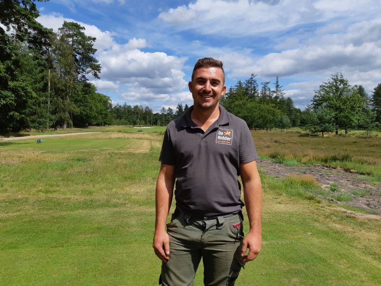 Tom Maddison, hoofdgreenkeeper op De Hoge Kleij