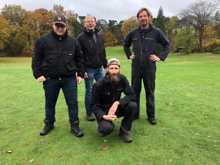 Gino Vreeswijk, Erik Smeenk, Dennis Maats en Roelof Visscher