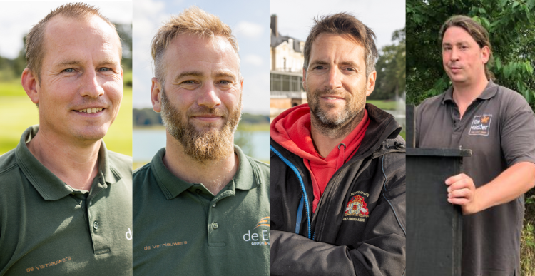 Jeroen Brouwer de Koning, Lee Lenox, Pieter van der Stock en Tristan van Dijken