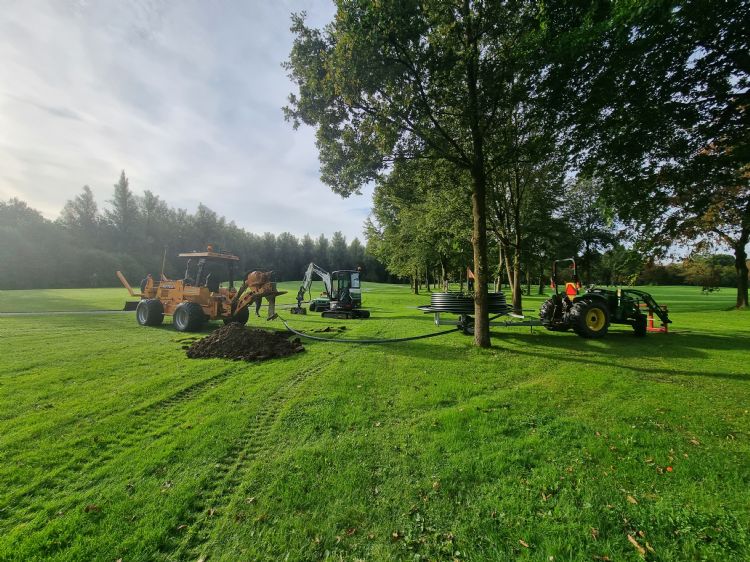 De werkzaamheden verliepen voorspoedig