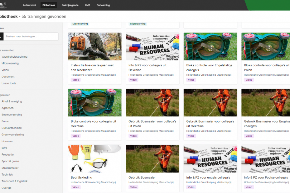 HGM trainingen HGM trainingen