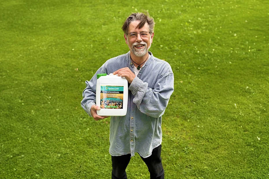 Jason Jeffers, oprichter van Garden Gold Organics